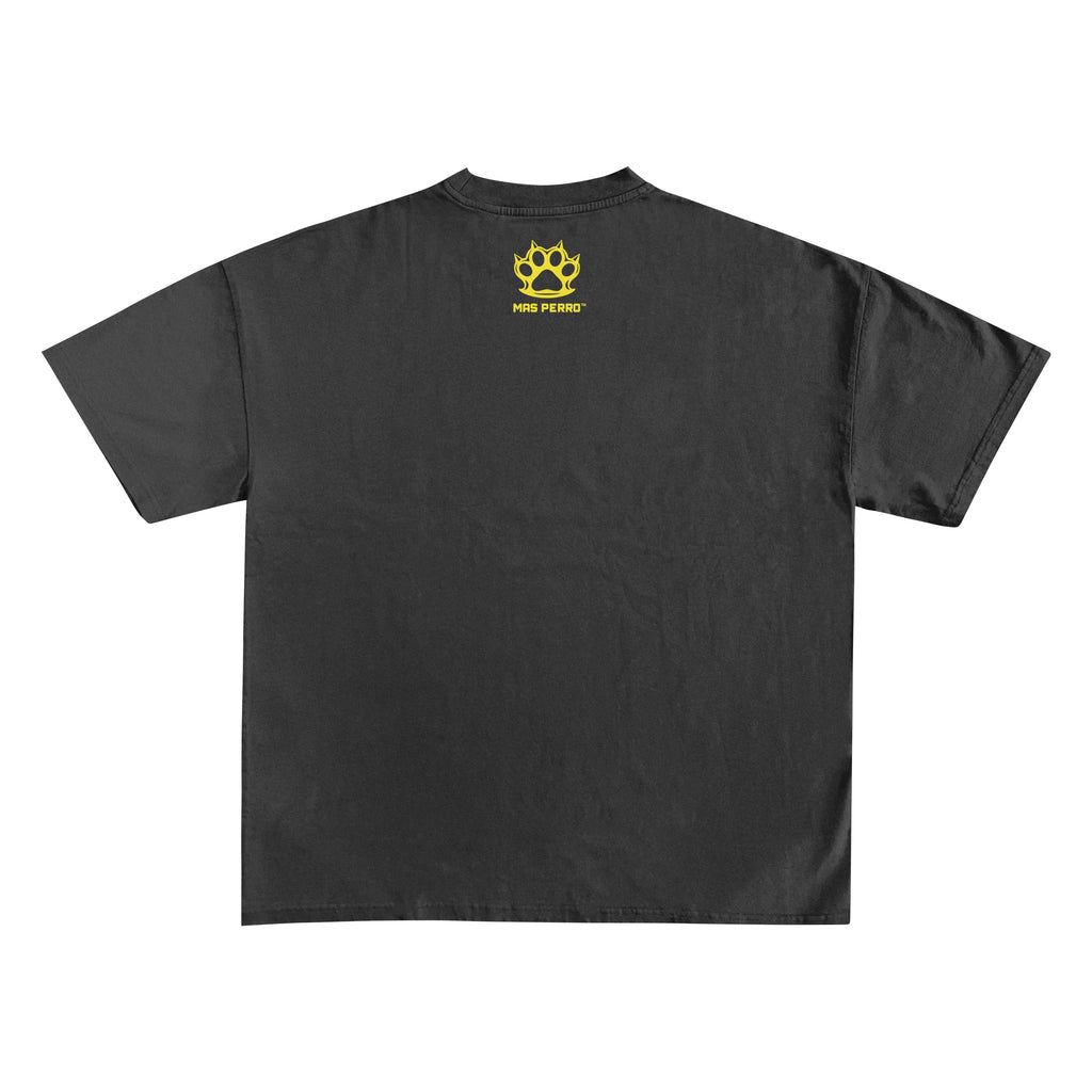 Oversized Premium T-Shirt SOLO PERROS Rottweiler Breaking Bat