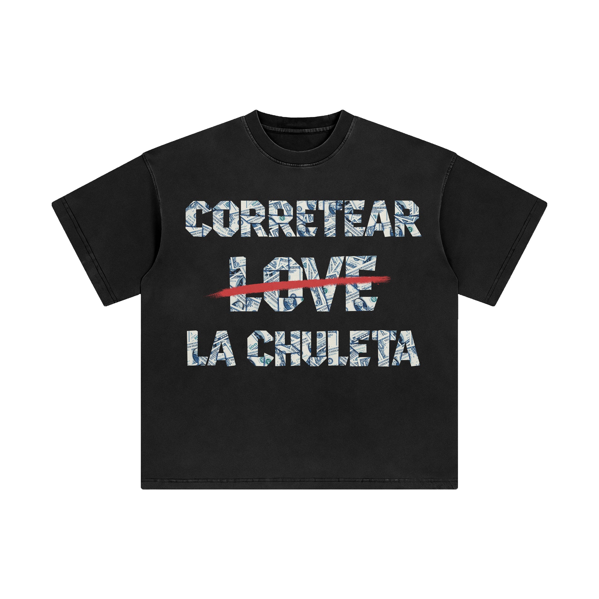 Oversized Premium T-Shirt (MAS PERRO CORRETEAR LA CHULETA)