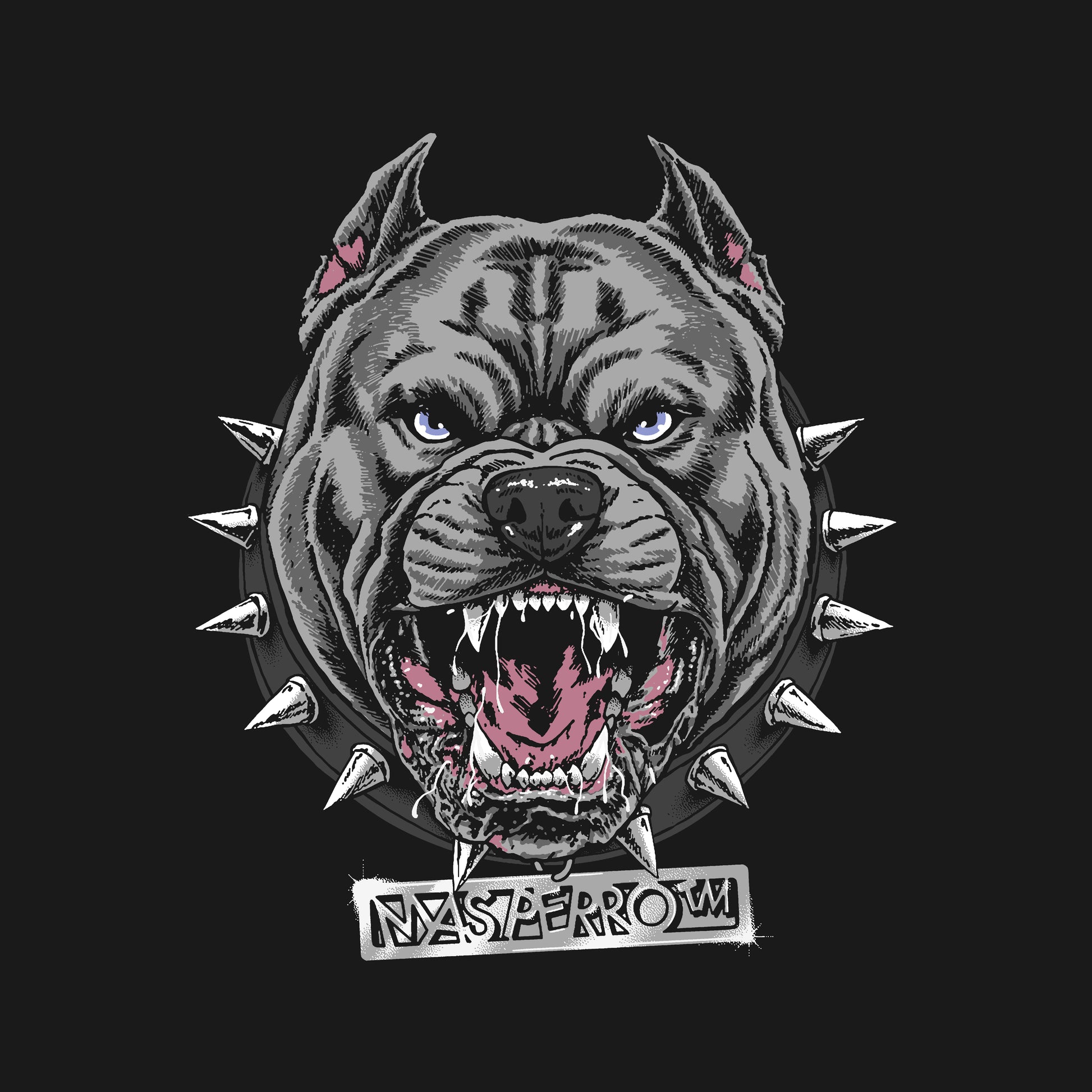Oversized Premium T-Shirt (MAS PERRO PENDANT GRAY BULLY)